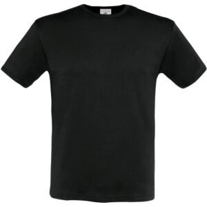T-shirt noir personnalisé 100% coton
