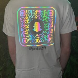 Snap | T-shirt blanc personnalisé 100% coton