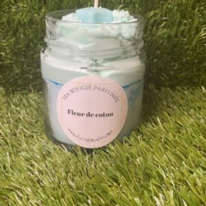 Bougie fleur de coton
