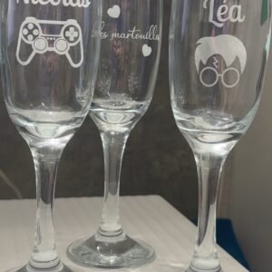 Flute gravée personalisée