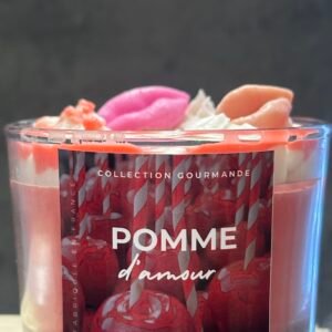 Bougie pomme d’amour