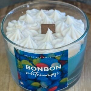 Bougie schtroumpfs bonbon